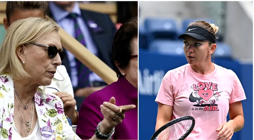 Martina Navratilova, reacție fără precedent în cazul de dopaj al Simonei Halep! Ce spune despre suspendarea primită de româncă
