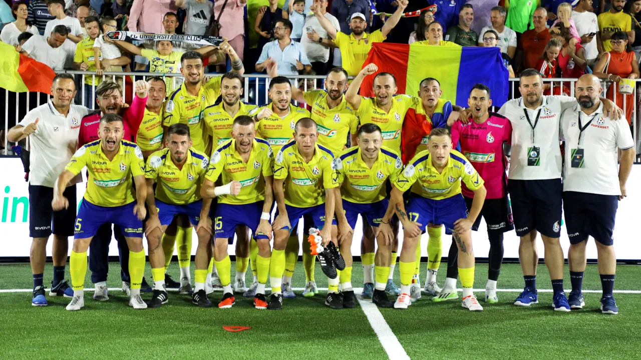 România – Kazahstan 2-2 (14-13 d.l.d), în finala Campionatului Mondial de minifotbal. „Tricolorii”, campioni mondiali pentru prima dată în istorie, după o revenire fantastică de la 0-2!