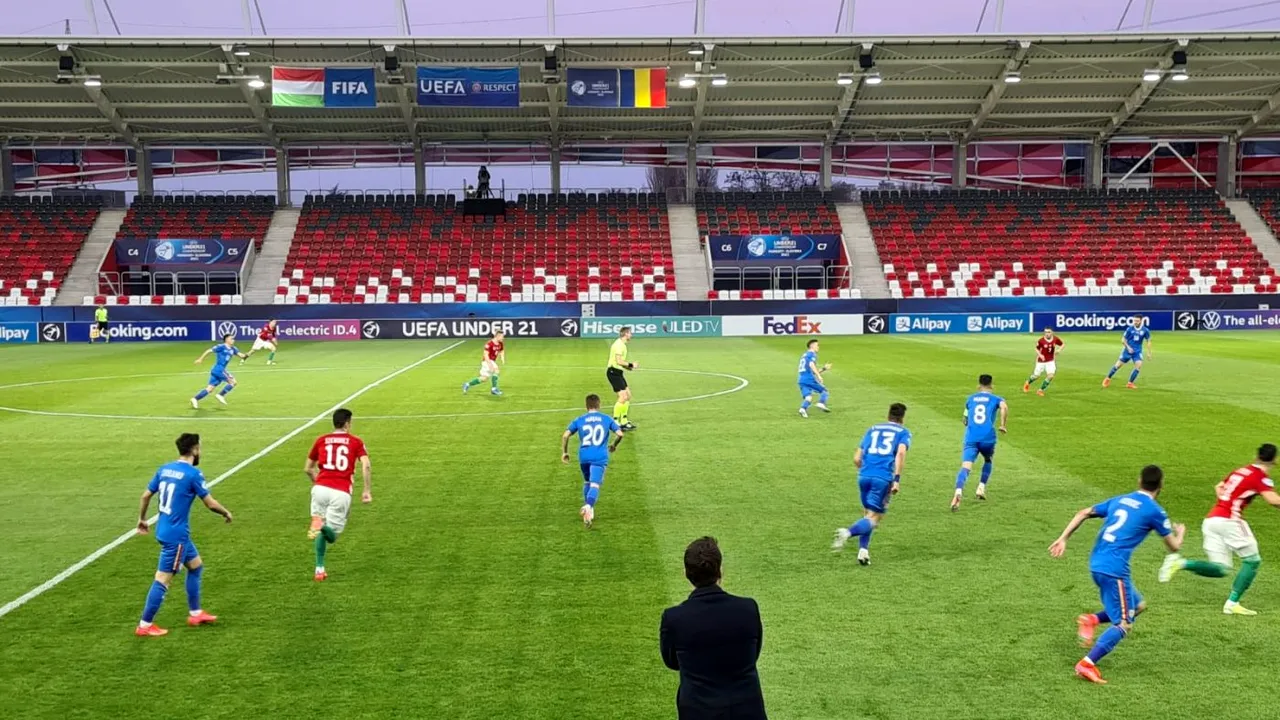 Adrian Mutu, nemulțumit de prima repriză din meciul Ungaria U21 - România U21: „Haideți, am intrat moi!” + schema secretă de la antrenament încercată la meci | EXCLUSIV