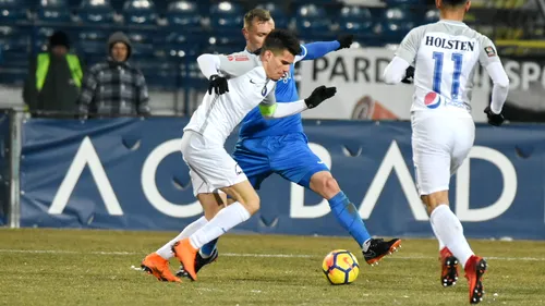 CSM Poli Iași - Viitorul 0-2. Voduț, gol la primul meci ca titular. Ianis, reușită superbă după ce a driblat portarul