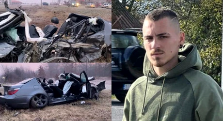 Alex a pierit în cumplitul accident din Gorj, la doar 26 de ani. Tânărul conducea chiar dacă avea permisul suspendat