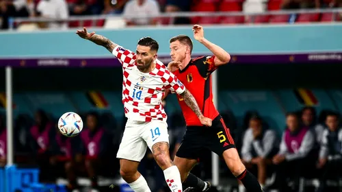 Croația – Belgia 0-0, în Grupa F de la Campionatul Mondial din Qatar! Flamanzii părăsesc turneul final