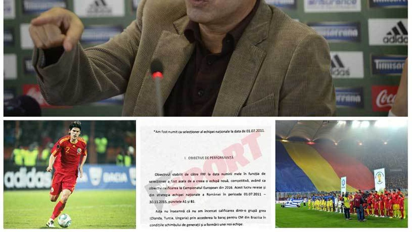 FOTO EXCLUSIV - Raportul lui Pițurcă pentru activitatea de la națională: "Echipa era în derivă. Retragerea lui Săpunaru a fost benefică" De ce s-a ratat calificarea