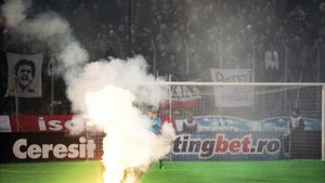 Steaua, amendată cu 10.000 de lei de Jandermerie după meciul cu Utrecht