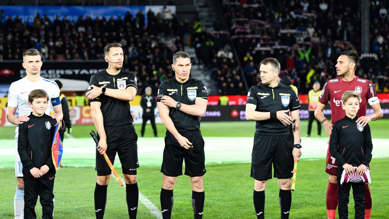 Istvan Kovacs, noul favorit al lui Gigi Becali, delegat la derby-ul decisiv FCSB - CFR Cluj? Reacția ardelenilor. „Dorim un arbitraj fără greșeală!”