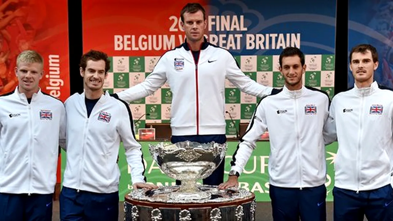 Finala Cupei Davis | Powered by the Murrays: Marea Britanie a câștigat meciul de dublu în fața Belgiei și a pus o mână pe Salatiera de Argint