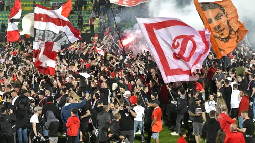 Sold-out la Dinamo - Universitatea Craiova! Suporterii „câinilor” vor face spectacol pe „Arcul de Triumf” la revenirea în Superliga