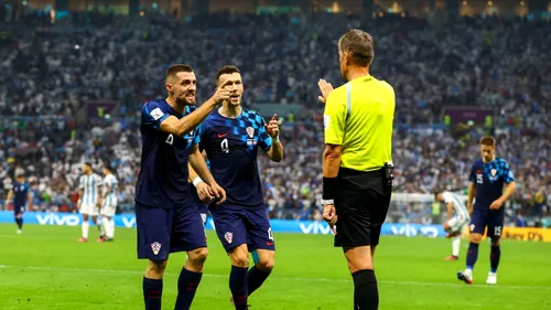 Acuzații grave aduse de șeful arbitrilor, după ce Croația a pierdut în semifinalele Cupei Mondiale: „Argentina este cu adevărat favorizată! Nedrept și inacceptabil”