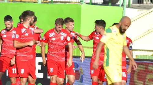 CS Mioveni – Chindia 0-1. Prima victorie în deplasare pentru echipa din Târgoviște! Doru Popadiuc marchează singurul gol al meciului după o acțiune personală