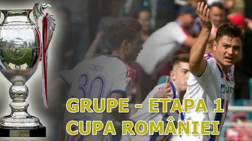 Cupa României, faza grupelor | Derby-ul Clujului,  ”U” – CFR, decis de un autogol. Sepsi bate Petrolul după ce a fost condusă la Ploiești. Toate rezultatele primei etape