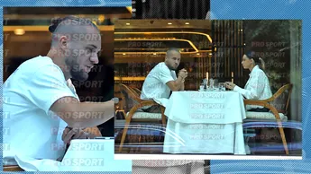 George Pușcaș a „țintit” bine: a dat o fugă la București și a scos la masă o frumusețe blondă! FOTO EXCLUSIV