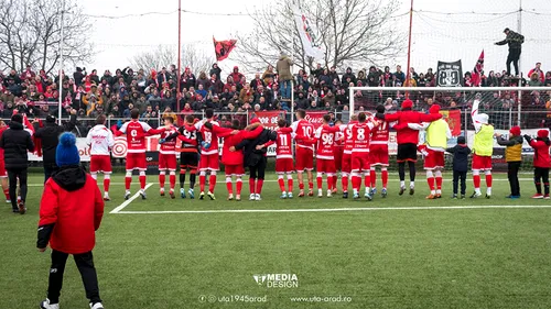 UTA amenință că va ataca decizia FRF de intrare în play-off cu înjumătățire de puncte, fiindcă se consideră singura echipă discriminată. Apelul către autoritățile locale: ”E o perioadă foarte importantă pentru întreaga suflare arădeană”