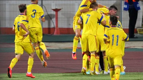 România sub 21 de ani a pierdut amicalul cu Macedonia, scor 1-2. Dorin Rotariu a primit cartonașul roșu pentru proteste