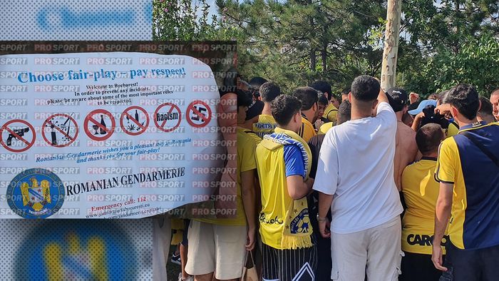 Mesaj halucinant al Jandarmeriei Române pentru fanii israelieni, înainte de FCSB – Maccabi Tel-Aviv: le-au transmis că e interzis să intre pe stadionul Steaua afișând svastica! EXCLUSIV