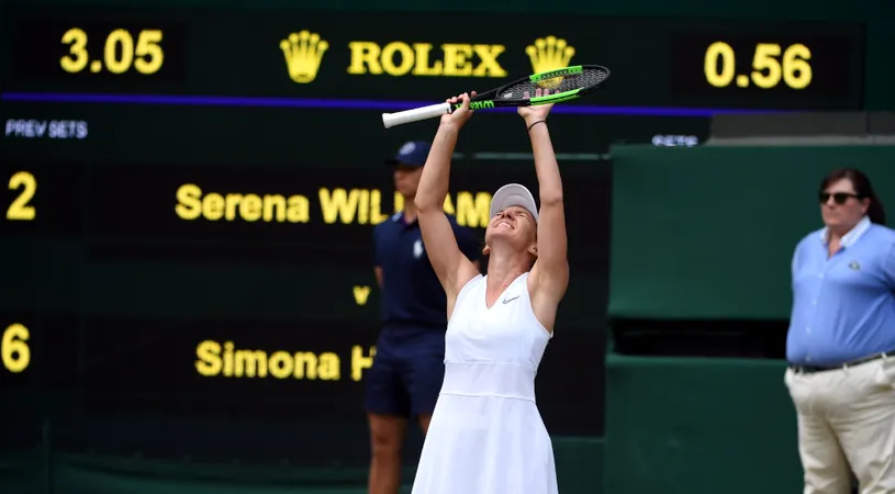 Triumful Simonei Halep la Wimbledon i-a șocat pe englezi: 