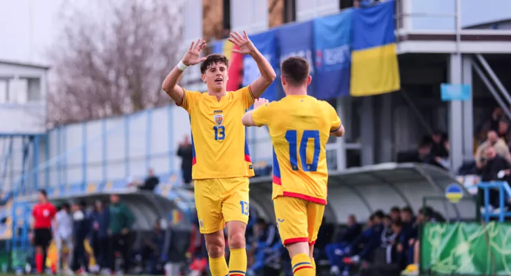 Doar 2 puncte adunat România U19 în preliminariile EURO! Cinci tineri din Liga 2 au fost pe teren în ultimul meci, cu Ucraina U19