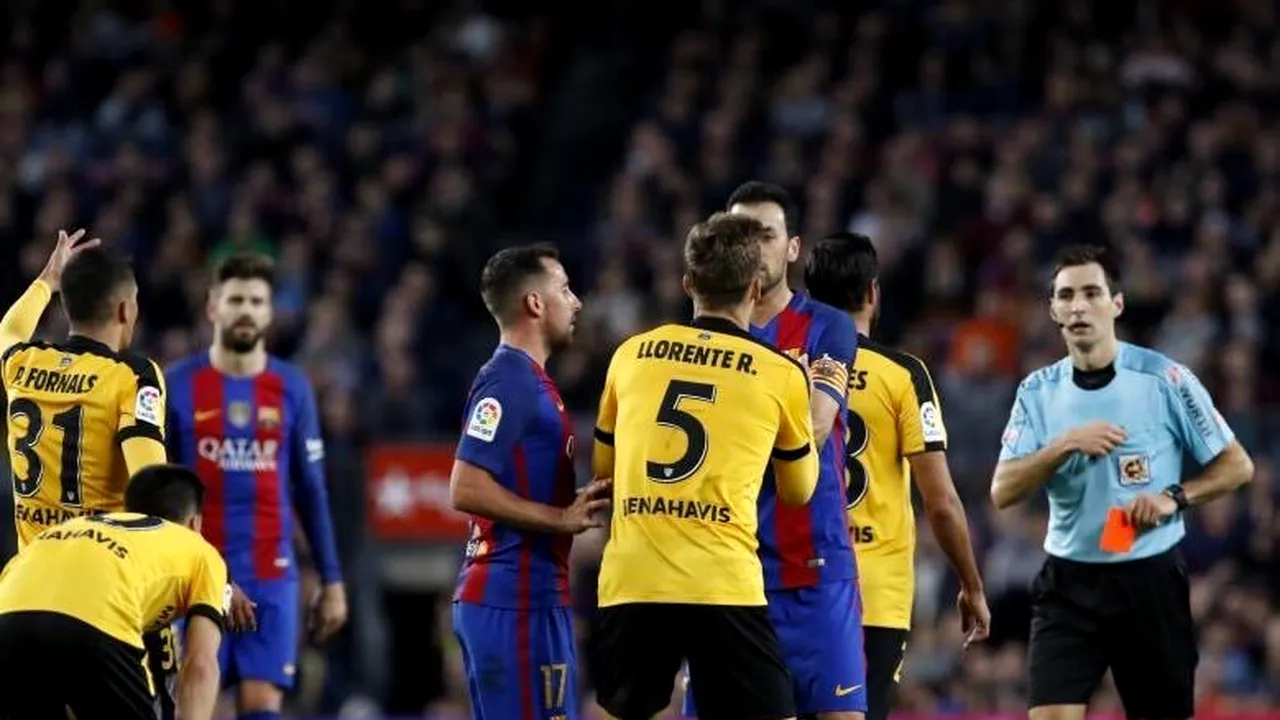 Greu fără Messi! Malaga a detonat bomba pe Camp Nou. Barcelona n-a reușit să înscrie în poarta unei echipe care a terminat meciul în nouă jucători