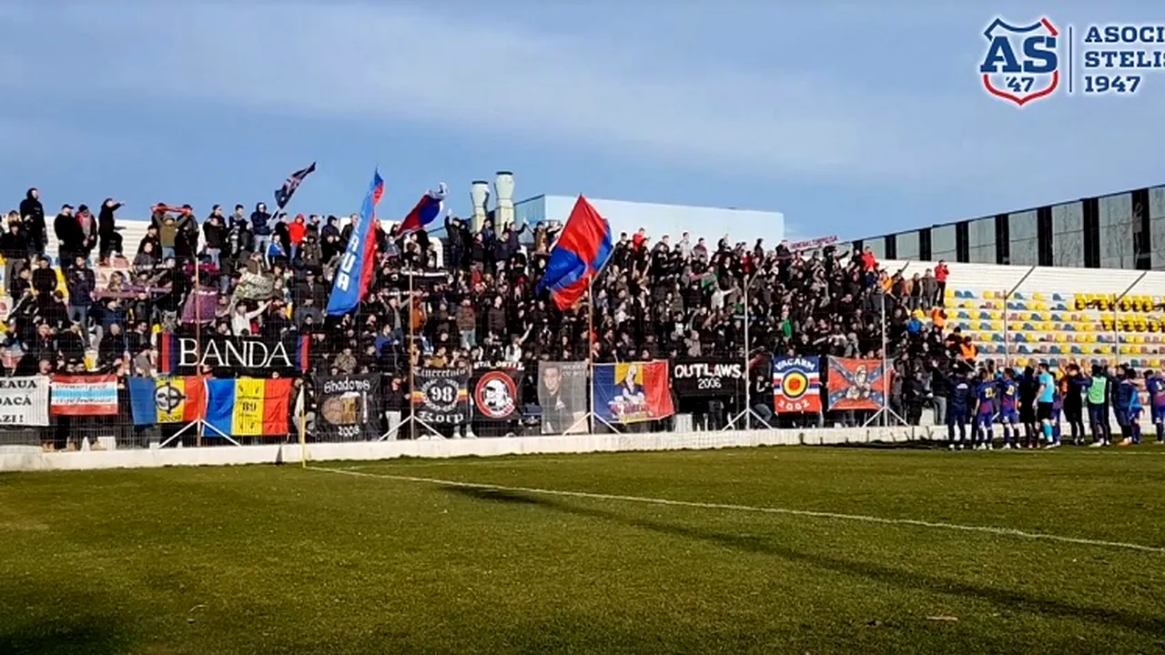 VIDEO | Imagini superbe din Berceni! Bucurie la comun pentru fotbaliștii și suporterii Stelei după ultima victorie din campionat


