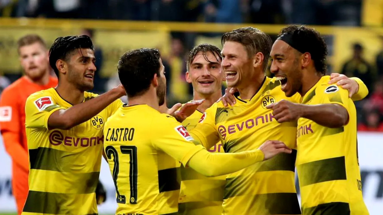 Meciul anului în Germania? Borussia Dortmund a condus cu 4-0 la pauză în derby-ul cu Schalke, însă oaspeții au egalat în prelungiri. Aubameyang a facilitat revenirea de senzație a 