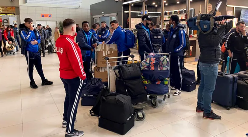 Poli Iași a ajuns în cantonamentul din Antalya, după ce a fost blocată în Istanbul. Echipa a perfectat și un amical cu Dinamo Kiev