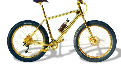 Cel mai scump Mountain Bike din lume: e placat cu aur, încrustat cu diamante și costă 1 milion de dolari 