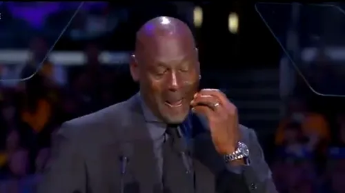 Emoționant! Michael Jordan, în lacrimi la ceremonia în care a fost comemorat Kobe Bryant: ”Când a murit el, o parte din mine s-a stins” | VIDEO