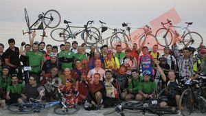 FOTO Participanții la evenimentul "ProSport cu bicicleta la mare" au ajuns pe litoral: 280 de km în două zile