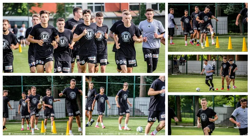 ”U” Cluj a avut la reunire doar 9 jucători din vechiul lot, iar Erik Lincar și-a adus încă un fost elev avut la Turris Oltul, al patrulea. Un fost portar al Rapidului este în teste
