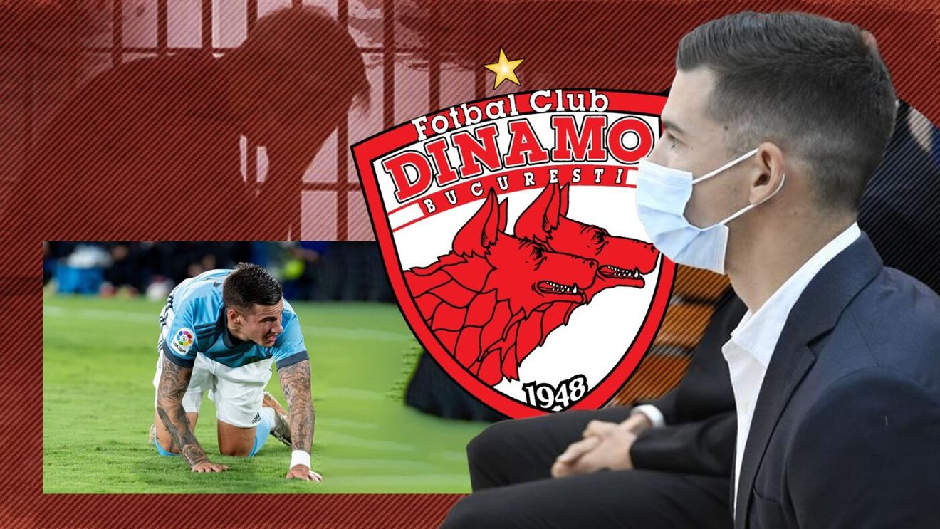 Dinamo ar putea face mega-transferul iernii în Superliga! Santi Mina, atacant de 28 de ani cu 84 de goluri pentru Celta și Valencia, propus „câinilor”: fotbalistul are o condamnare de 4 ani pentru abuz sexual și un recurs în așteptare! EXCLUSIV