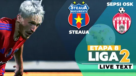 Ce începe rău, se termină bine pentru Steaua, în Ghencea! Sepsi OSK a lovit fulgerător cu fostul ”militar” Nacho Heras, însă Oprița a mutat câștigător cu alt spaniol