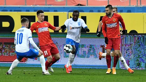 Cine a profitat de absența lui Florinel Coman și va fi titular în derby-ul FCSB - Universitatea Craiova. Schimbările lui Toni Petrea