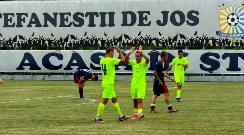 CSL Ștefăneștii de Jos a bifat prima victorie în amicale. A patra oară, cu noroc pentru nou-promovata în Liga 2
