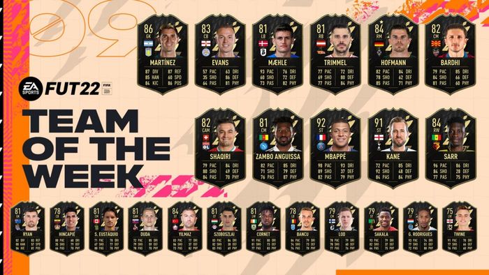 Echipa săptămânii a primit o nouă ediție în modul Ultimate Team din FIFA 22! Ce carduri poți obține