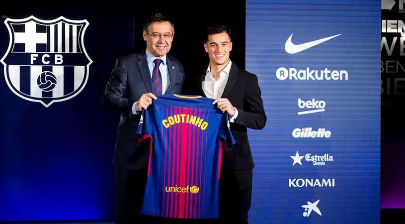 FOTO | Ce număr va purta Coutinho la Barcelona! Catalanii au făcut anunțul pe rețelele sociale. Semnul care indică transferul lui Griezmann pe Camp Nou