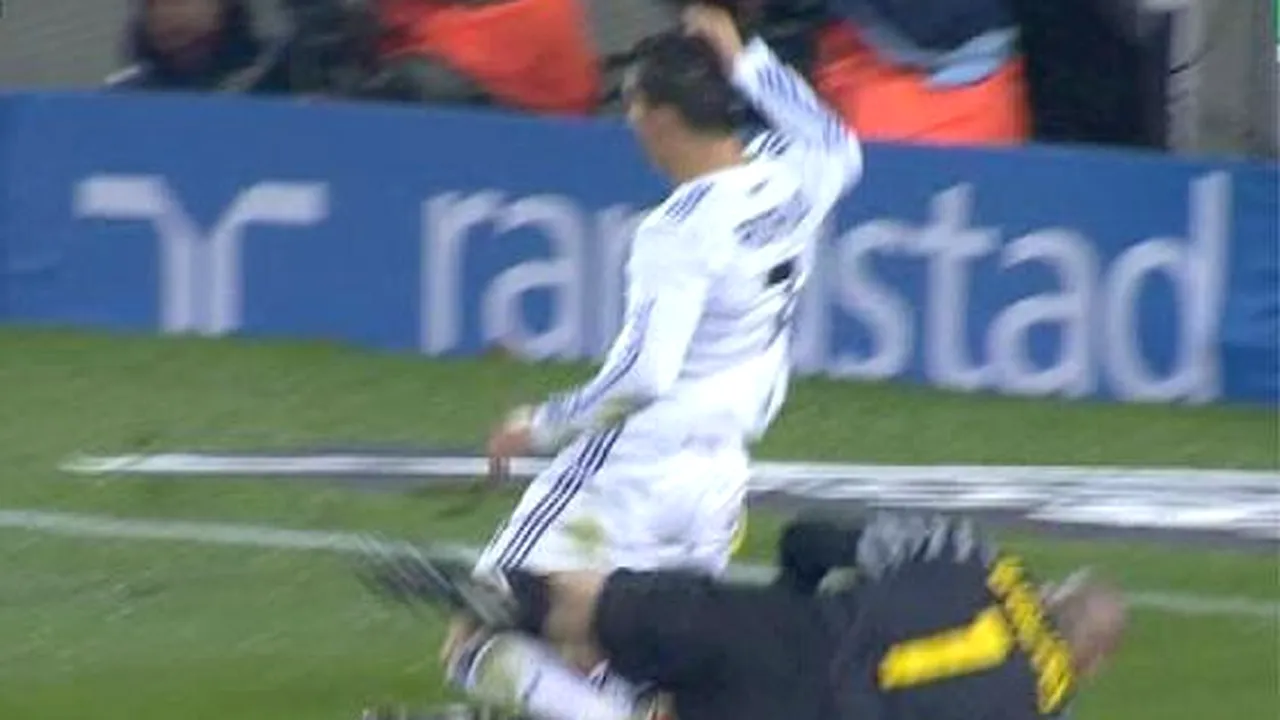 Se putea schimba soarta derby-ului la această fază? Ronaldo a cerut penalty la intrarea lui Valdes! / VIDEO
