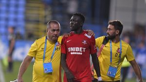 S-a „rupt” Baba! Nici nu s-a uscat semnătura pe contractul cu FCSB că Alhassan a suferit deja o accidentare