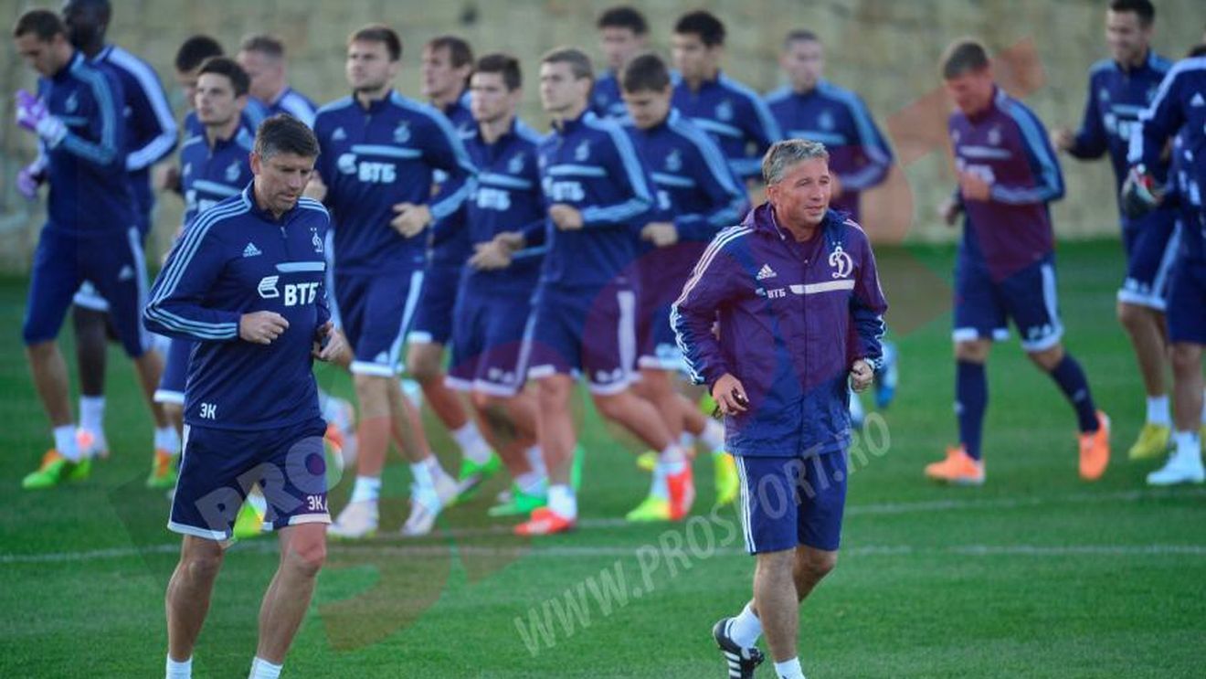 FOTO - Dinamo Moscova pregătește returul în Spania. Petrescu: "Putem urca mai sus în clasament!"