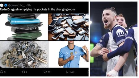 Radu Drăgușin, vedetă pe internet după Manchester City - Tottenham 0-4! Cele mai tari meme-uri cu fundașul român. FOTO