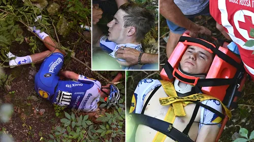 Accident groaznic în „Il Lombardia”! Noul star din ciclism a ajuns direct la spital după ce a căzut peste parapet! Sezonul este încheiat, iar visul s-a spulberat | FOTO & VIDEO