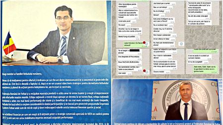 "Guvernanța corporatistă" a la FRF. Oficial: "Dragi membri ai familiei fotbalului românesc", "federația și-a recăpătat reputația pierdută" și "zona operațională a fost adaptată la nevoile membrilor afiliați". Neoficial: "Te-ai băgat cu c... în p... aiurea!"