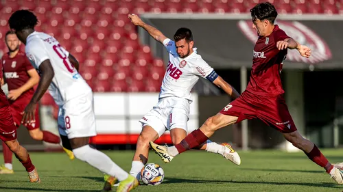 CFR Cluj, ținută în șah înaintea meciului cu Dinamo. Trupa lui Dan Petrescu abia a câștigat amicalul de 120 de minute cu ultima salvată de la retrogradarea din Liga 2