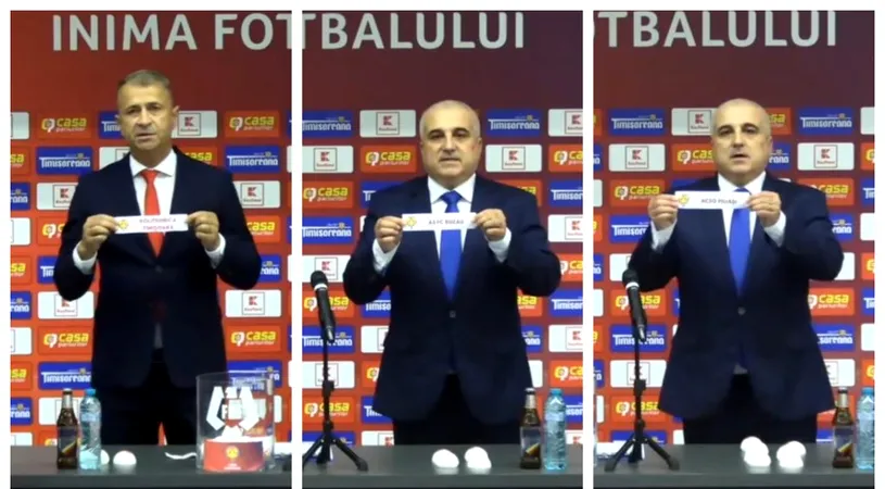ACSO Filiași, FC Buzău și Politehnica Timișoara și-au aflat oponentul din faza sferturilor Cupei României! Toate vor întâlni adversar din Liga 1