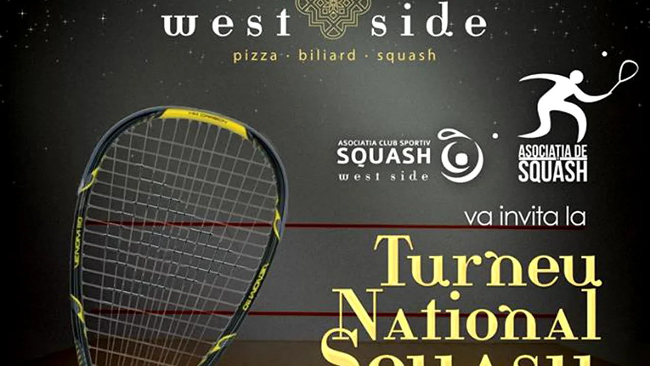 Cel mai tare turneu de squash se joacă la Constanța