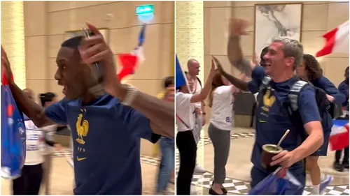 Bucurie uriașă la hotelul unde este cazată naționala Franței la Campionatul Mondial! Cum au fost primiți jucătorii după calificarea în optimi | VIDEO