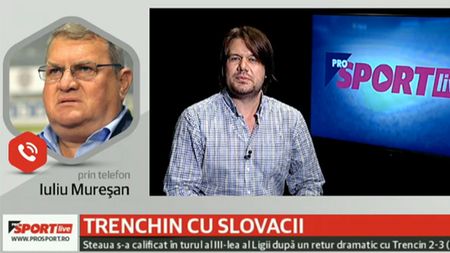 VIDEO | Foștii jucători ai CFR-ului au calificat Steaua: "Au salvat situația" Ce a pariat Iuliu Mureșan în timpul partidei cu Trencin și ce spune despre transferul lui Larie