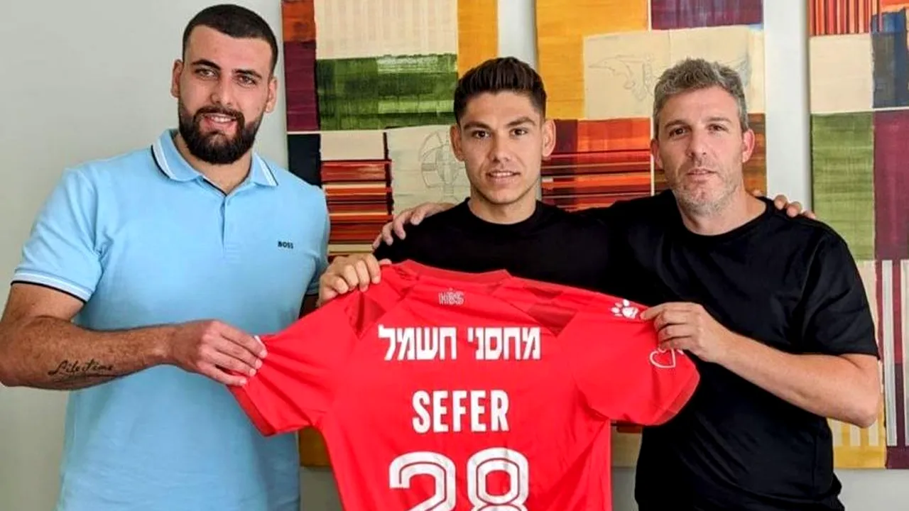 Antonio Sefer, prezentat oficial la Hapoel Beer Sheva! Primele declarații ale fostului jucător de la Rapid: „Am primit deja mesaje de la fani”