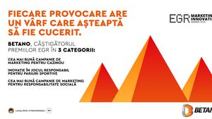 BETANO primește distincție internațională pentru Inovație în Joc Responsabil! Compania primește trei distincții internaționale în cadrul EGR Marketing & Innovation Awards 2020