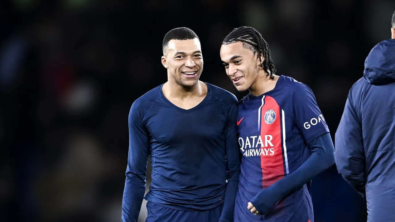 Ethan Mbappe, fratele lui Kylian Mbappe, a debutat la PSG la numai 16 ani