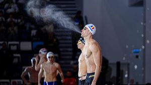 Imaginea cu David Popovici care a devenit virală