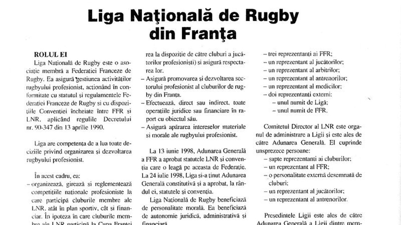 Liga Cluburilor Profesioniste s-a născut și a... murit în 2001
